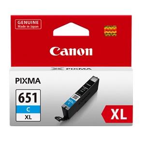CLI651XLCOCN  CYAN INK CART (H/Y)