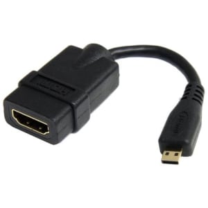 Startech HDMI to micro HDMI 5in Cable
