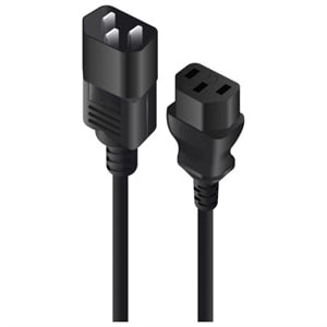 1M IEC C13 TO C14 PWR EXT CORD MTOF BLK