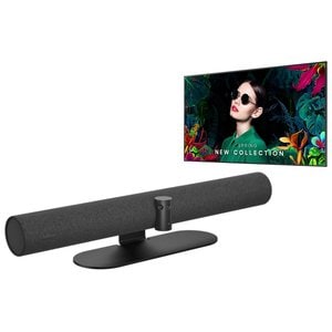 Jabra PanaCast 50 Black & Samsung QM65C 65in QMC 24/7 Professional Display Bundle