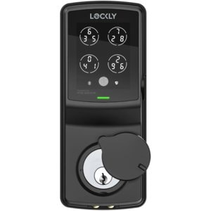 Lockly Secure Plus Childproof Edition Bluetooth Smart Lock Detachable Knob Version (Matte Black) - Childproof - Removable 