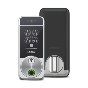 Lockly Visage Zeno Series Facial Recognition Deadbolt (Matte Black) - Built-In Wi-Fi - Keyless Entry - Facial Recognition 