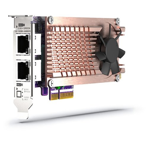 2 x PCIe Gen3 M.2 NVMe SSD & 2 x 2.5GbE port expansion card