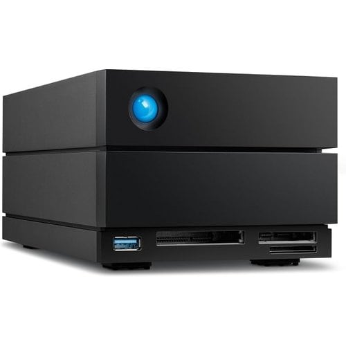 LaCie 2Big 28TB T3 with CFast 2.0 Ceexpress B & Card Reader DP 1.4 Video for 4K/8K Enterprise Class Ironwolf Pro 5 Yrs War