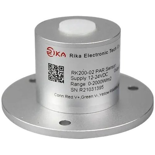 PAR Sensor -0-2500 micro *mol/m2*s - 12-24V - RS485 - 1.5m Cable