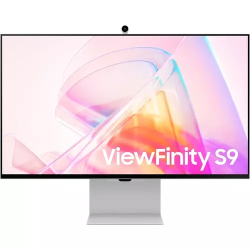 Samsung ViewFinity S9 S27C900PAE 27" Class Webcam 5K LCD Monitor - 16:9 - Silver, Metal Silver - 27" Viewable - In-plane S
