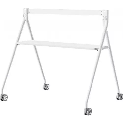 Floor Stand with Tray for Meetingboard65 White