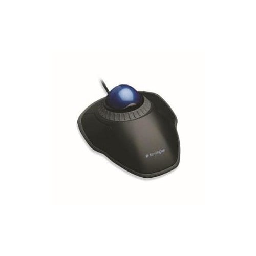 Kensington Orbit 72337 Trackball with Scroll Ring - Optical - Cable - Black - USB - Scroll Ring - Symmetrical - 1