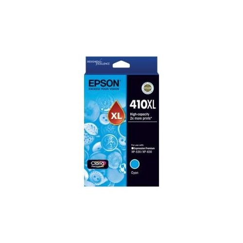 Epson Claria 410XL Original High Yield Inkjet Ink Cartridge - Cyan Pack - Inkjet - High Yield