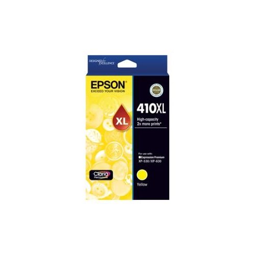 Epson Claria 410XL Original High Yield Inkjet Ink Cartridge - Yellow Pack - Inkjet - High Yield