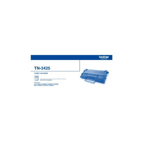 Brother TN3425 Original High Yield Laser Toner Cartridge - Black Pack - 8000 Pages