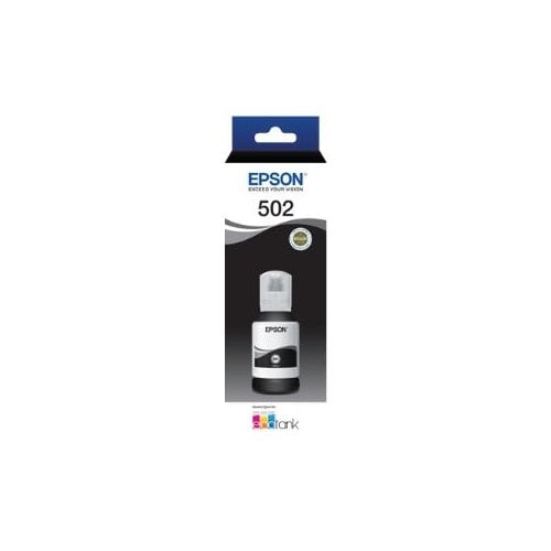 Epson T502 - EcoTank - Black Ink Bottle - Inkjet - Black - 127 mL - Ultra High Yield - 1