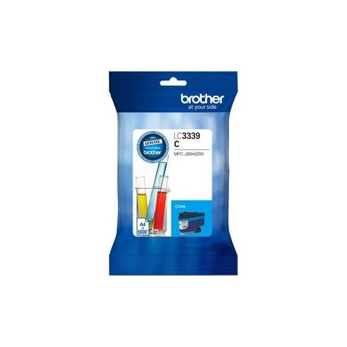 Brother LC3339XLC Original High Yield Inkjet Ink Cartridge - Cyan Pack - 5000 Pages