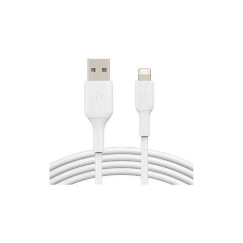Belkin Lightning to USB-A Cable - 2.01 m Lightning/USB Data Transfer Cable for Notebook, Power Bank, iPhone, iPad Pro - Fi