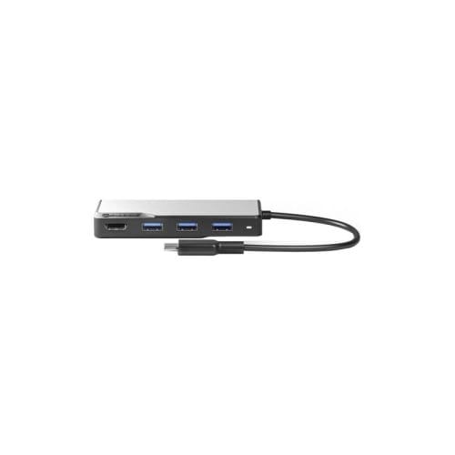 USB-C Fusion CORE 5-in-1 HDMI & USB Hub�## 1 x HDMI4K60Hz, 3 x USB-A (USB3.0) 1 x USB-C (Data + PD) - Space Grey
