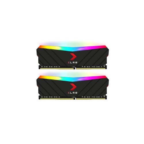 PNY XLR8 RGB 16GB (2 x 8GB) DDR4 SDRAM Memory Kit - For Desktop PC - 16 GB (2 x 8GB) - DDR4-3600/PC4-28800 DDR4 SDRAM - 36