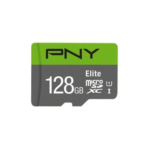 PNY Elite 128 GB Class 10/UHS-I (U1) microSDXC - 100 MB/s Read
