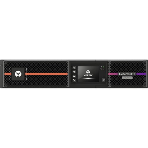 Liebert GXT5 Lithium On-Line 1500VA/1500W 230V LCD PF1.0 2U Extended Run Rack/Tower, Rail Kit Bundled
