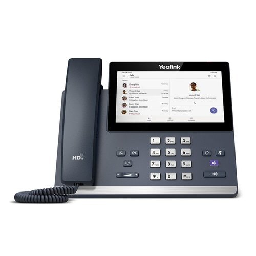 MP56 E2 Teams IP Phone. 7-inch touch screen. High-quality collaboration with flexibility and dedicated teams button and co