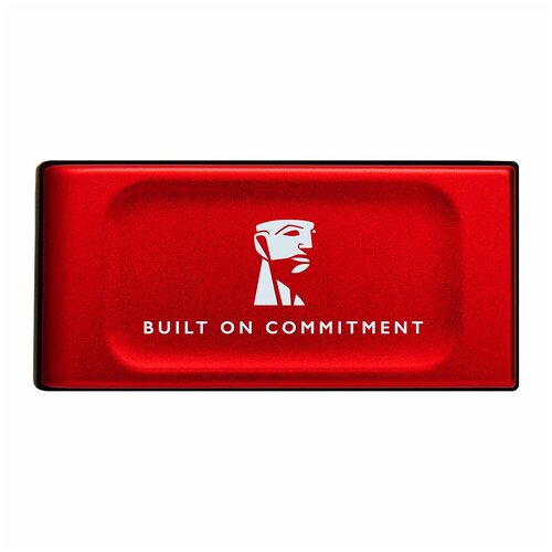 Kingston XS1000 2 TB Portable Solid State Drive - External - Red - Storage System Device Supported - USB 3.2 (Gen 2) - 105