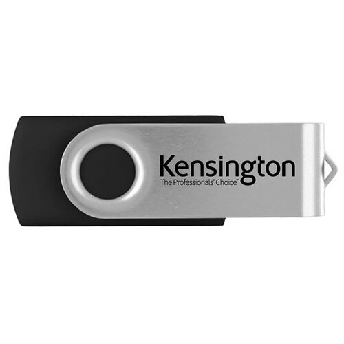 Kensington Swivel USB 32GB Black - 32 GB - USB - Black
