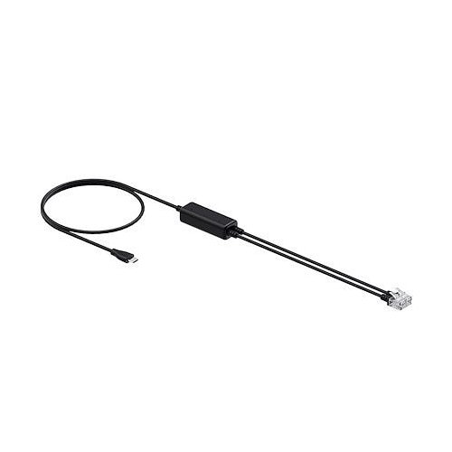 Telephone Cable for WH62/WH63. Compatible with Cisco/Avaya/Poly/Grandstream/Fanvil/Mitel/Unify/Snom desk phones, without r