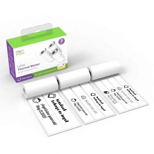 The myFirst Thermal Sticker Pink, Blue & Yellow – a burst of vibrant colours designed to enhance your myFirst Camera Insta