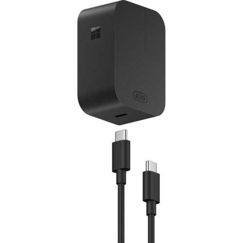 Microsoft Surface 45W USB-C Wall Charger - 45 W - Black