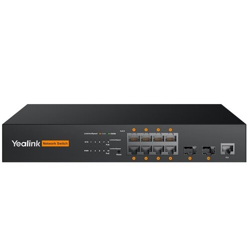 RCH80 L2+ Managed AV Switch. 8 Gigabit Ethernet ports with web-based Mgmt. 2 YR Warranty.
