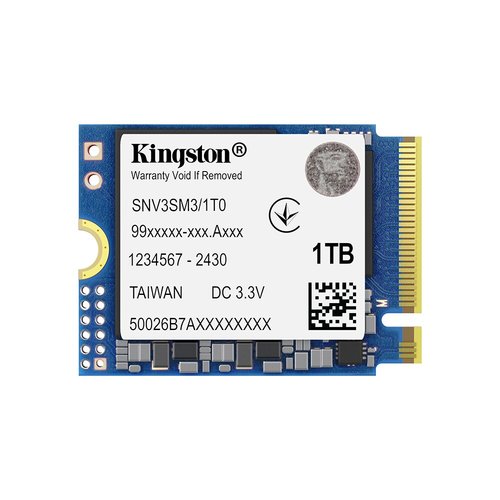 Kingston NV3 1 TB Solid State Drive - M.2 2230 Internal - PCI Express NVMe (PCI Express 4.0 x4) - Notebook, Desktop PC, Ga