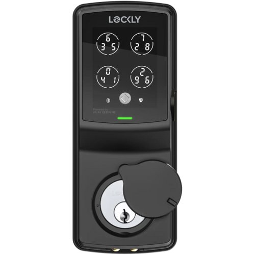 Lockly Secure Plus Childproof Edition Bluetooth Smart Lock Detachable Knob Version (Matte Black) - Childproof - Removable 