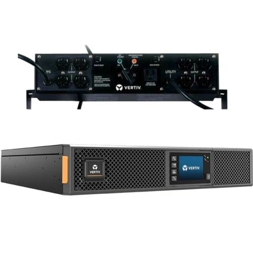 Liebert GXT5 On-Line 1500VA 230V LCD PF1.0 2U Extended Run Rack/Tower Rail Kit Bundled + FREE MicroPOD for 1Ph Rack/Tower 