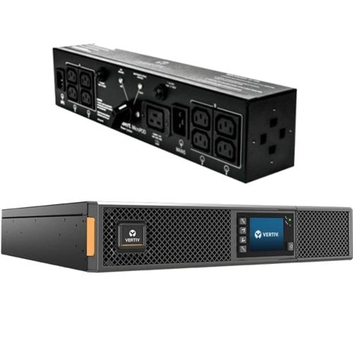 Liebert GXT5 On-Line 2000VA 230V LCD PF1.0 2U Extended Run Rack/Tower, Rail Kit Bundled + FREE MicroPOD for 1Ph Rack/Tower