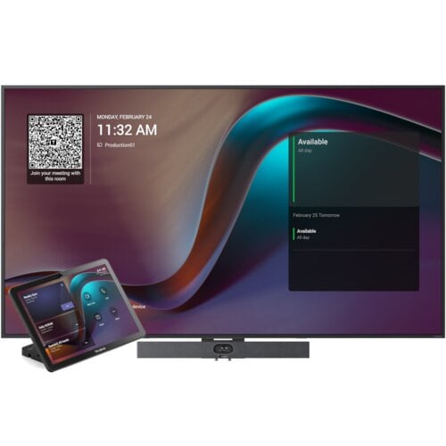 A40-031 + 75in Meeting Display Bundle. Includes MD-AVBracket-S Bracket for Mounting A40/S40 on MeetingDisplay - available 