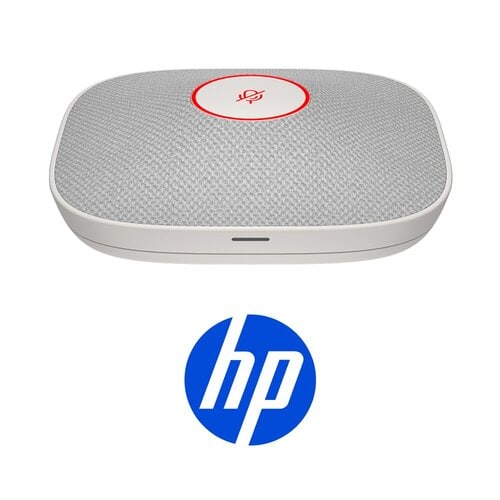 Poly A2 White Table Mic & 3Y Poly +
