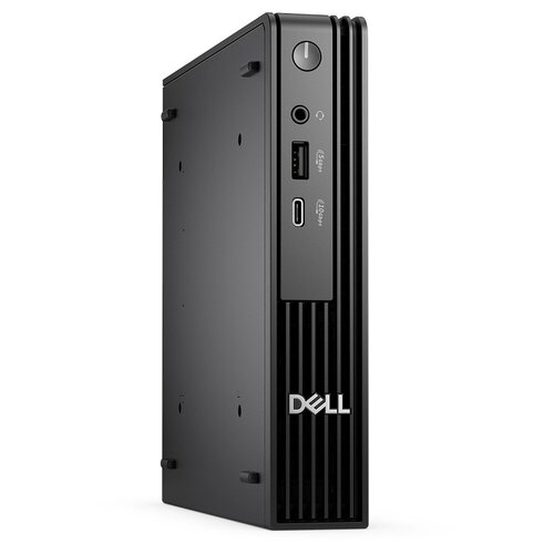 Dell Pro Micro QCM1255 Desktop Computer - AMD Ryzen 5 8500GE - 16 GB - 512 GB PCI Express NVMe 4.0 SSD - Micro PC - Black 