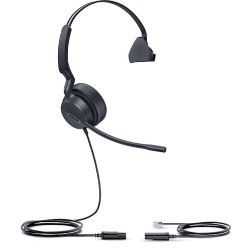 YHS36 E2 MONO, Noise-cancelling mic, Leather Cushions, QD Functionality, RJ9 interface. 2 YR Warranty