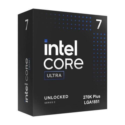 Intel Core Ultra 7 Series 2 (2nd Gen) 270K PLUS Tetracosa-core (24 Core) 3.70 GHz Processor - 36 MB L3 Cache - 40 MB L2 Ca