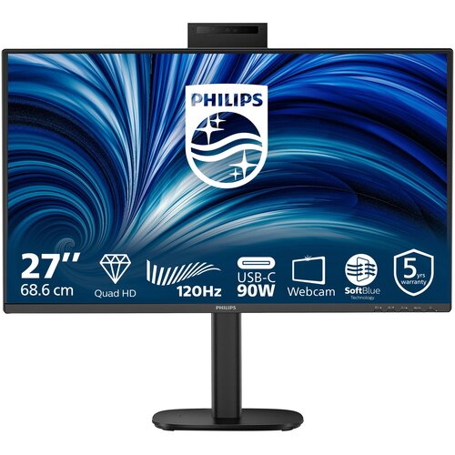 27B2U3601H/75 27in(68.5cm) 2560x1440 QHD 3000 Series LCD with USB-C dockin IPS and SoftBlue Eye Technology Displayport/ HD