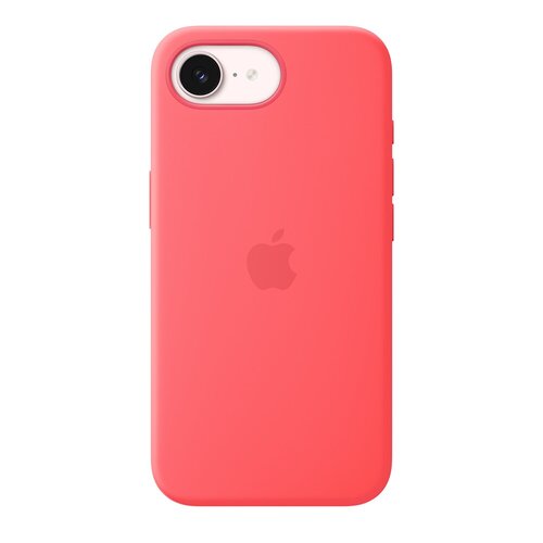 iPhone 17e Silicone Case with MagSafe # Bright Guava