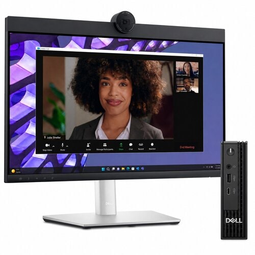 Dell Pro Essential Micro PVM1265 - Ryzen 5 150 - 16GB DDR5 - 512GB SSD - Windows 11 Pro - 1Y Basic Onsite + Dell Pro 24 Pl