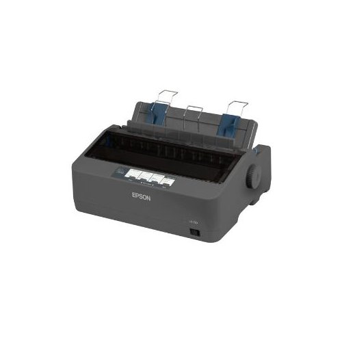 Epson LX-350 9-pin Dot Matrix Printer - Monochrome - Energy Star - 80 Column - 390 cps Mono - 99.06 mm, 165.10 mm, 241.30 