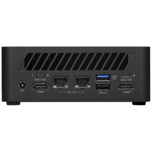 Cubi Z AI 8M Barebones - Ryzen 7 8845HS - DDR5-5600 - dTPM - 2 x M.2, 2 x HDMI, 2 x USB-C, 2 x 2.5Gbe LAN - Wifi 6 - Card 
