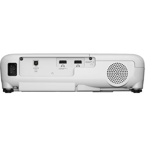 Epson EB-W53 3LCD Projector - 16:10 - Portable - White - Front - 1080p - 12000 Hour Economy Mode - 16,000:1 - 4000 lm - HD