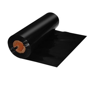 Cinta térmica para impresora LTT214 - 110 x 74. negro. núcleo de 1/2". tinta Afuera - W05BK11074