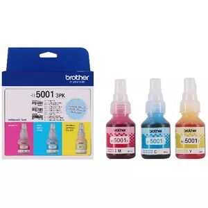 Cartucho de tinta Brother BT5001 Ultra alto Rendimiento Inyección de tinta - Azul ciánico, Magenta, Amarillo - Original Pa