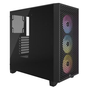 Corsair AIRFLOW Carcasa para computdora - ATX Placa base admitida - Media Torre - Vidrio templado, Acero - Negro - 8 x Ven