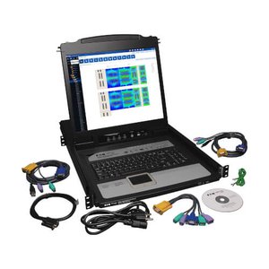 Tripp Lite series NetDirector B020-U08-19-K Consola de rack LCD Conmutador KVM - Conforme con normas TAA - 8 Computador(es
