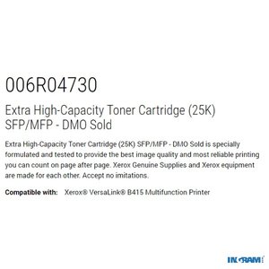 Cartucho de tóner Xerox Extra Alto Rendimiento Láser - Original - 2500