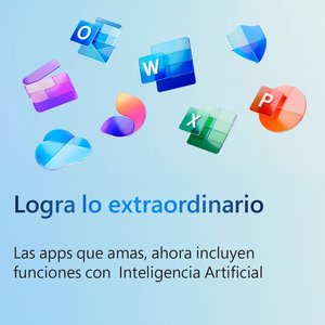 Microsoft 365 Personal (12 meses) 1 usuario. PC/Mac/Iphone/tablet. Requiere activación